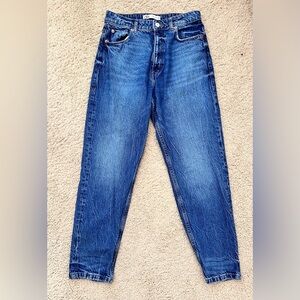 Zara Relaxed Fit Blue Jeans